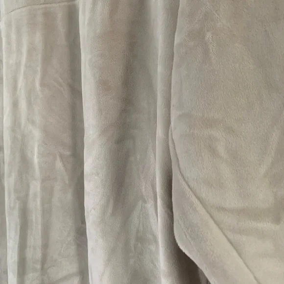 Victoria's Secret PINK Women’s LG Pullover Ivory Shirt SOFT Fleece Long Sleeves - Picture 9 of 16